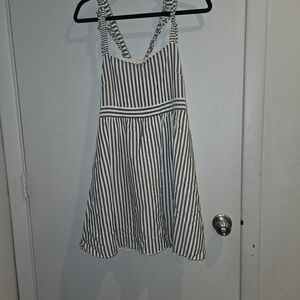 Madewell Monochrome Striped Dress 10